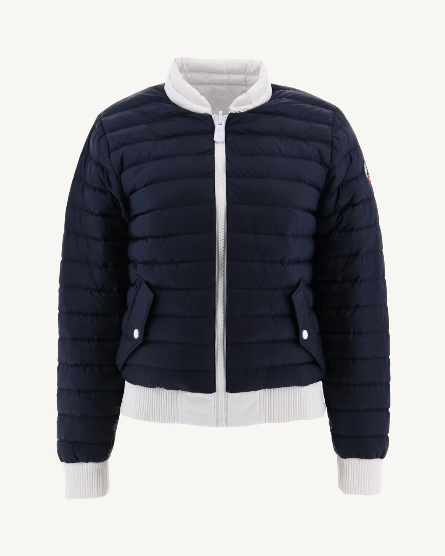 JOTT Reversible White/Navy Down Jacket Hanoi 913 White/Navy Best Sale