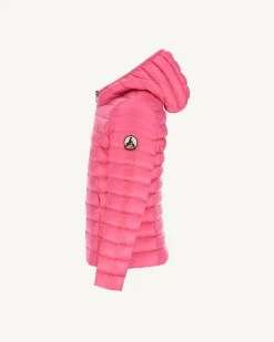 JOTT Rose Carla Children'S Lightweight Hooded Down Jacket 453 Pink Clearance