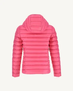 JOTT Rose Carla Children'S Lightweight Hooded Down Jacket 453 Pink Clearance