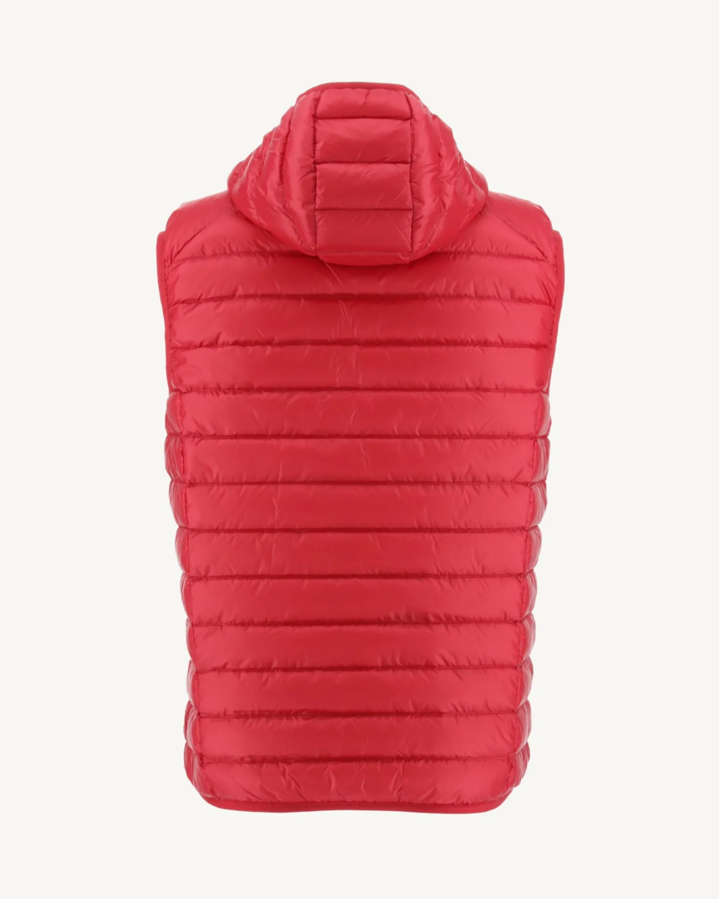 JOTT Rouge Pat Sleeveless Hooded Down Jacket 300 Red New