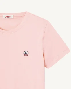 JOTT Round Neck T-Shirt Light Pink Rosas 463 Soft Pink Clearance