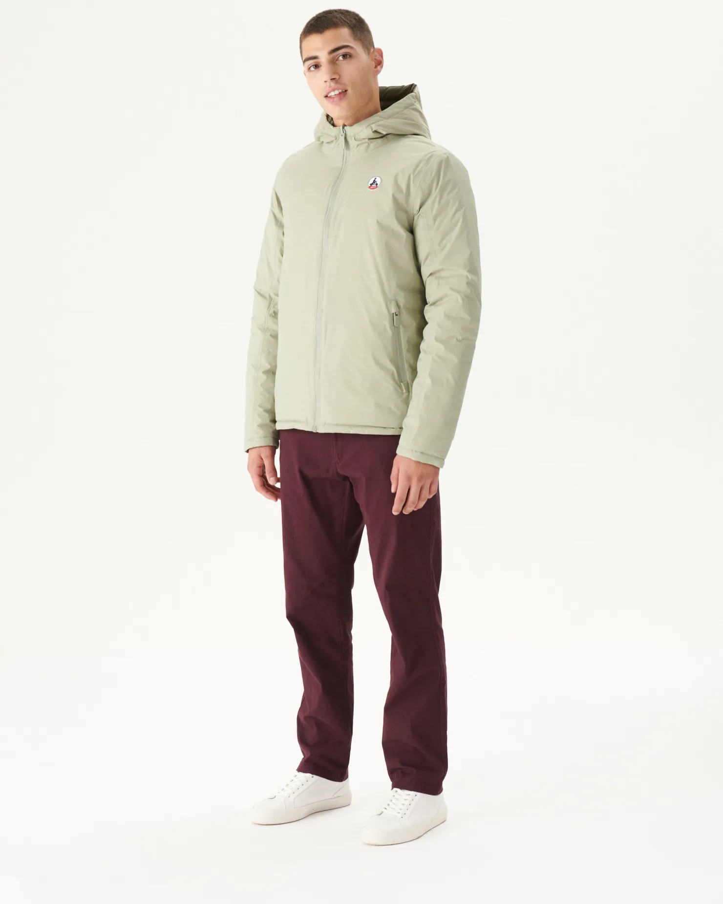 JOTT Sage/Army Bergen Reversible Hooded Puffer Jacket 829 Sage/Army Outlet