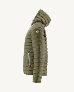 JOTT Sage/Army Bergen Reversible Hooded Puffer Jacket 829 Sage/Army Outlet