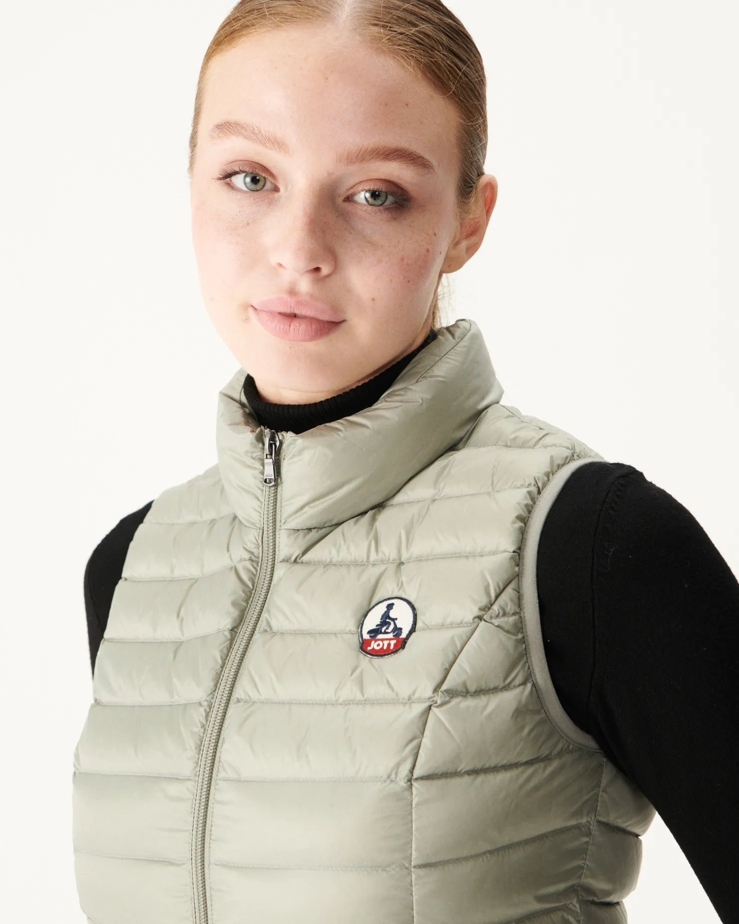 JOTT Sage Seda Light Sleeveless Down Jacket 826 Sage Fashion