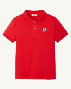 JOTT Salvador Children'S Bright Red Polo Shirt 318 Fire Red Fashion