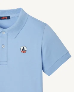 JOTT Salvador Child'S Light Blue Polo Shirt 180 Soft Blue Fashion