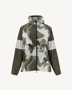 JOTT Scirocco Light Khaki Camo Hooded Windbreaker 4571 Camo Bush Shop