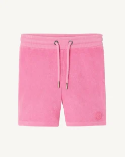 JOTT Serra Intense Pink Cotton Terry Shorts For Children 457 Wild Pink Outlet