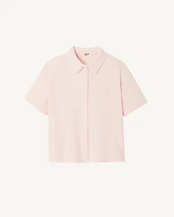 JOTT Short Terrycloth Shirt Light Pink Nova 463 Soft Pink New