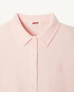 JOTT Short Terrycloth Shirt Light Pink Nova 463 Soft Pink New