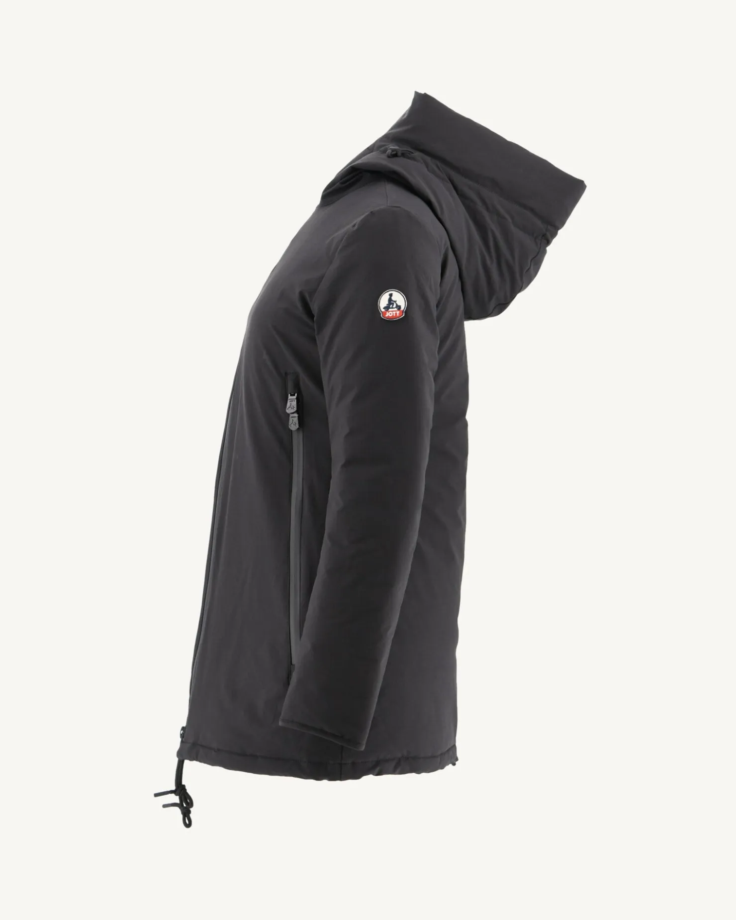 JOTT Siberian Black Hooded Down Jacket 999 Black Discount