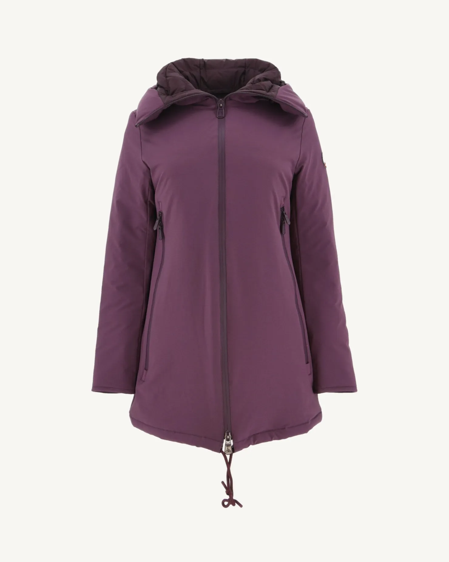 JOTT Siberian Eggplant Hooded Puffer Jacket 461 Eggplant Sale