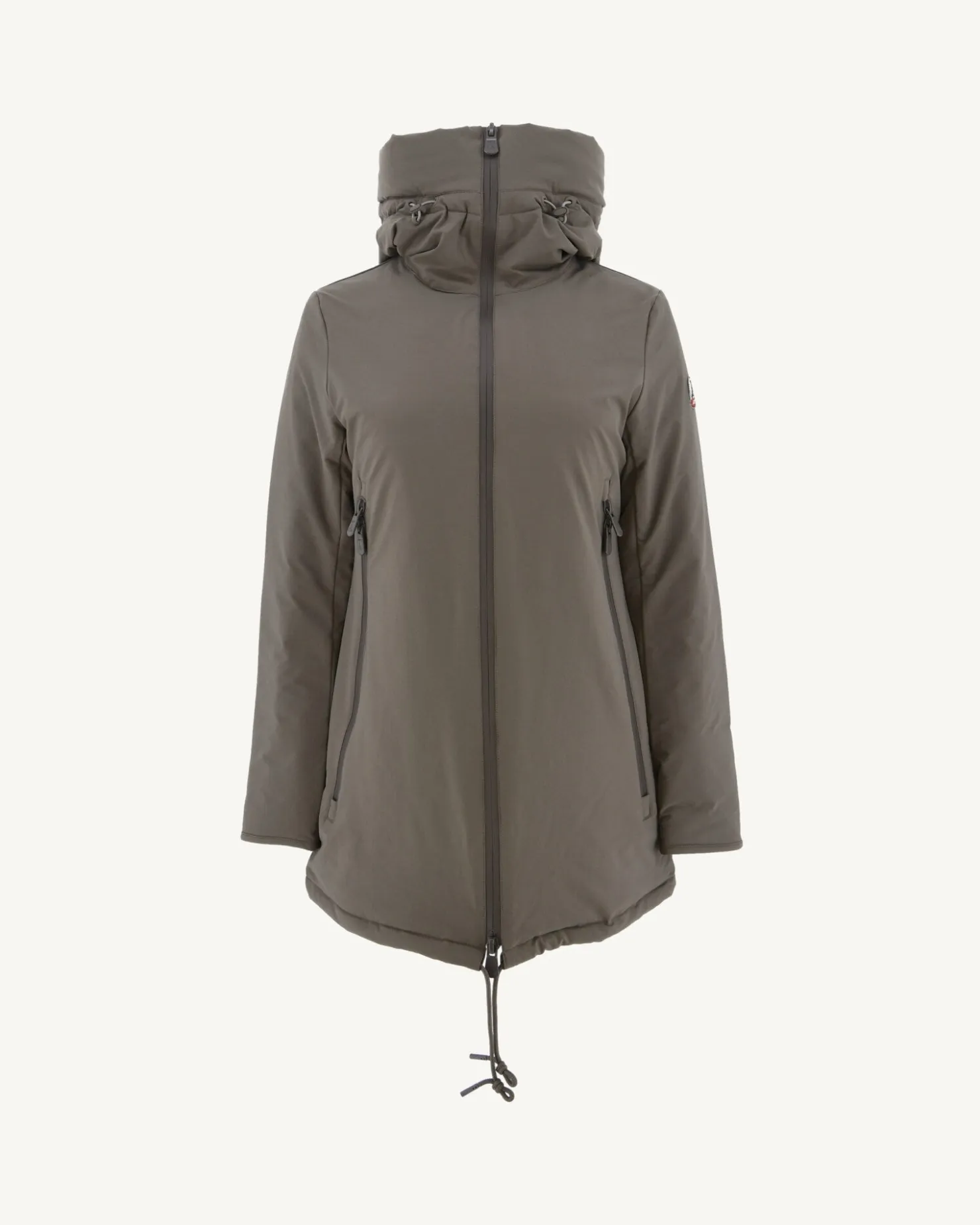 JOTT Siberian Taupe Hooded Puffer Jacket 808 Mole Best