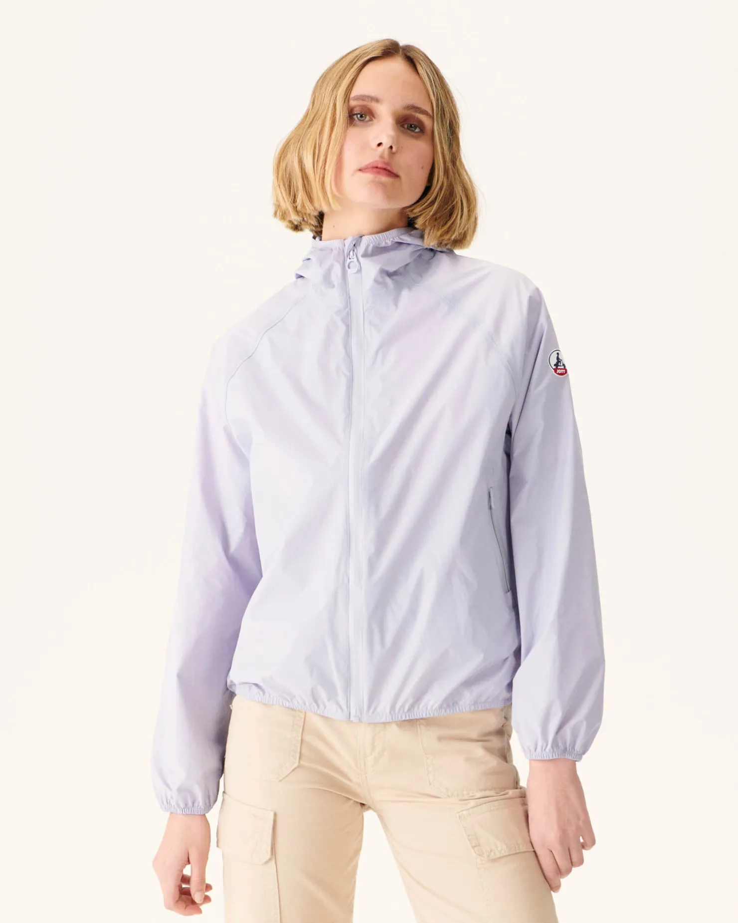JOTT Singapore Pastel Mauve Hooded Waterproof Jacket 200 Purple Pastel Best
