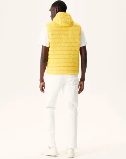 JOTT Sleeveless Hooded Down Jacket Light Yellow Pat 627 Soft Yellow Best Sale
