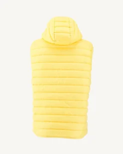 JOTT Sleeveless Hooded Down Jacket Light Yellow Pat 627 Soft Yellow Best Sale