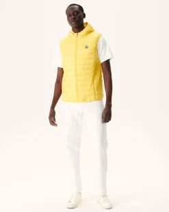 JOTT Sleeveless Hooded Down Jacket Light Yellow Pat 627 Soft Yellow Best Sale