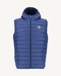 JOTT Sleeveless Hooded Down Jacket Dark Denim Pat 195 Dark Denim Store