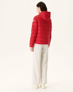 JOTT Straight Hooded Padded Jacket Rouge Jane 300 Red Best