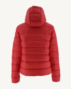 JOTT Straight Hooded Padded Jacket Rouge Jane 300 Red Best
