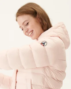 JOTT Straight Hooded Padded Jacket Light Pink Jane 463 Soft Pink Shop