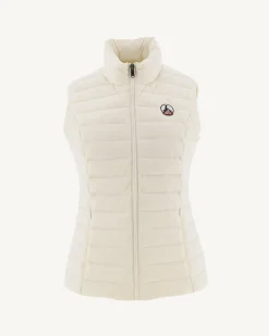 JOTT Stretch Sleeveless Down Jacket Ecru Grenada 895 Off-White Fashion