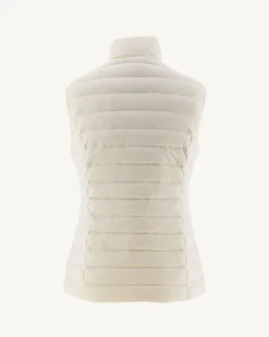 JOTT Stretch Sleeveless Down Jacket Ecru Grenada 895 Off-White Fashion
