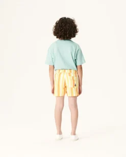 JOTT Swim Shorts Stripe Apricot/Lemon Child Cassis 7280 Apricot / Lemon Stripe Outlet