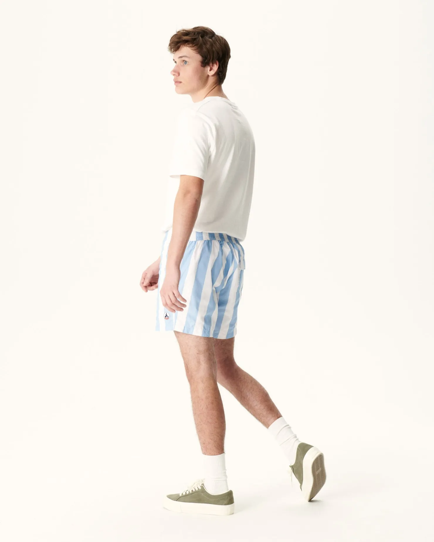 JOTT Swim Shorts Stripe Light Blue/White Deauville 1800 Stripe Soft Blue/White Store