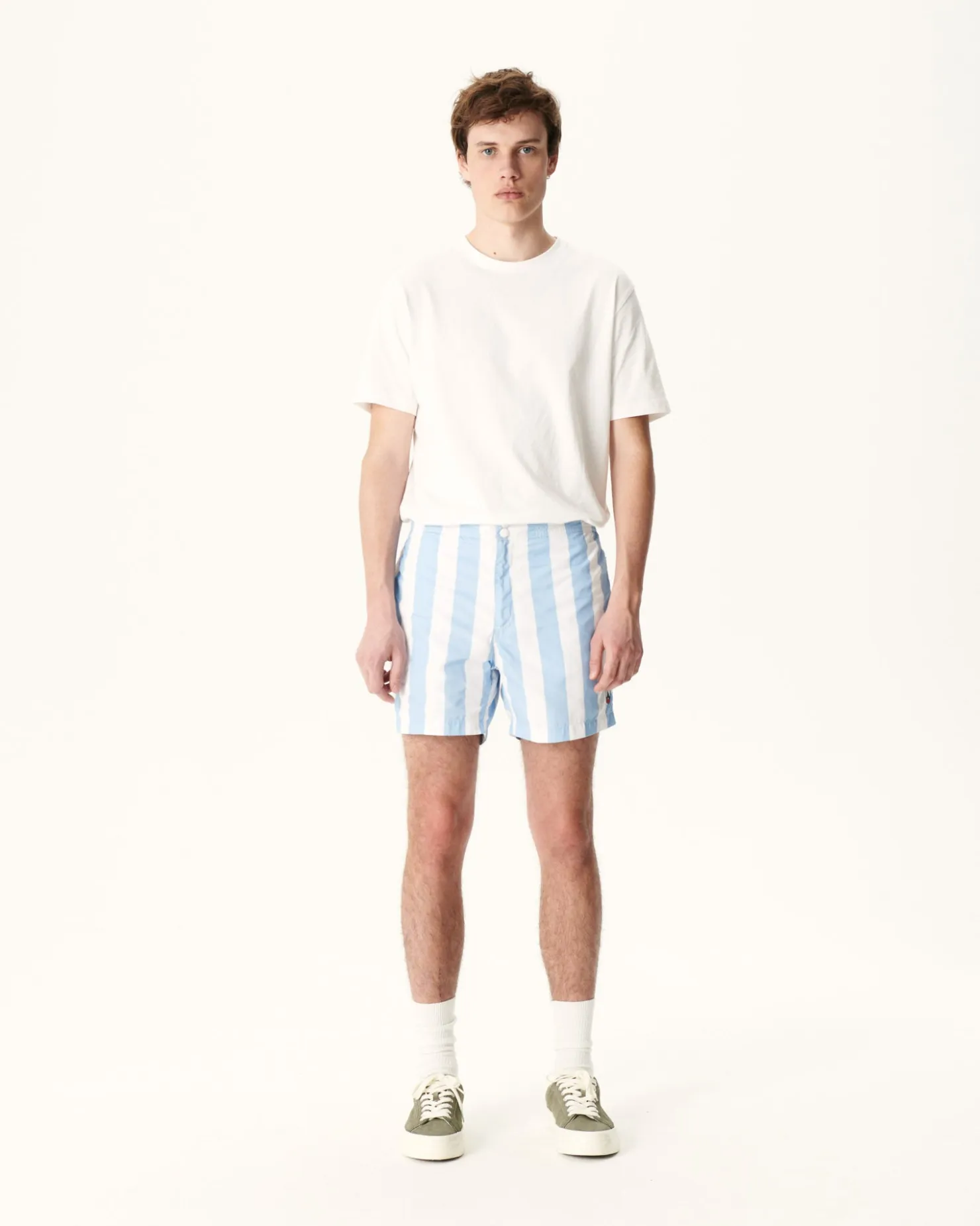 JOTT Swim Shorts Stripe Light Blue/White Deauville 1800 Stripe Soft Blue/White Store