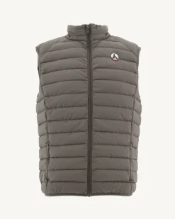 JOTT Taupe Arafo Stretch Sleeveless Padded Jacket 808 Mole Fashion