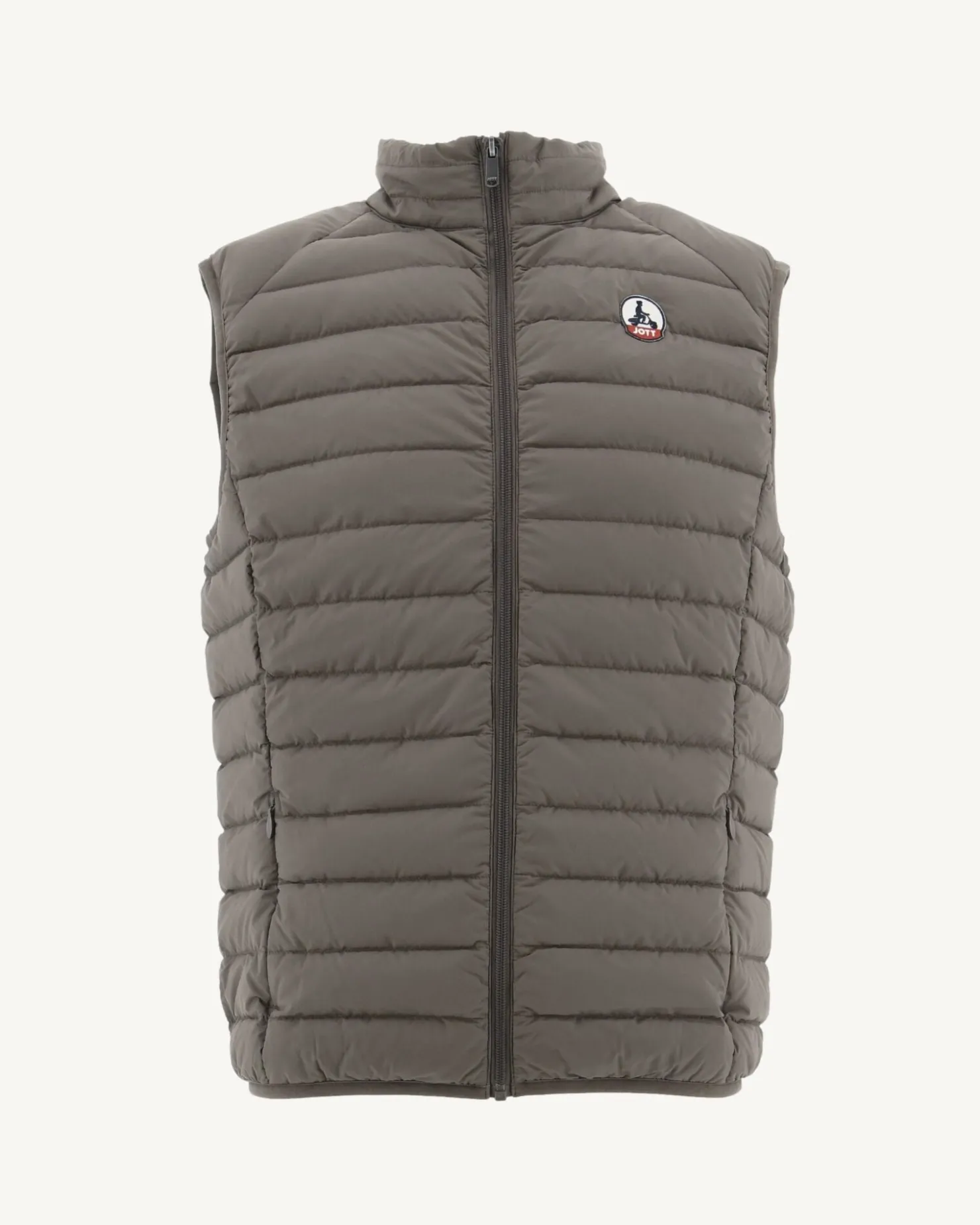 JOTT Taupe Arafo Stretch Sleeveless Padded Jacket 808 Mole Fashion