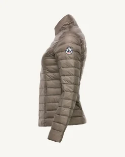 JOTT Taupe Cha Lightweight Padded Jacket 808 Mole Outlet
