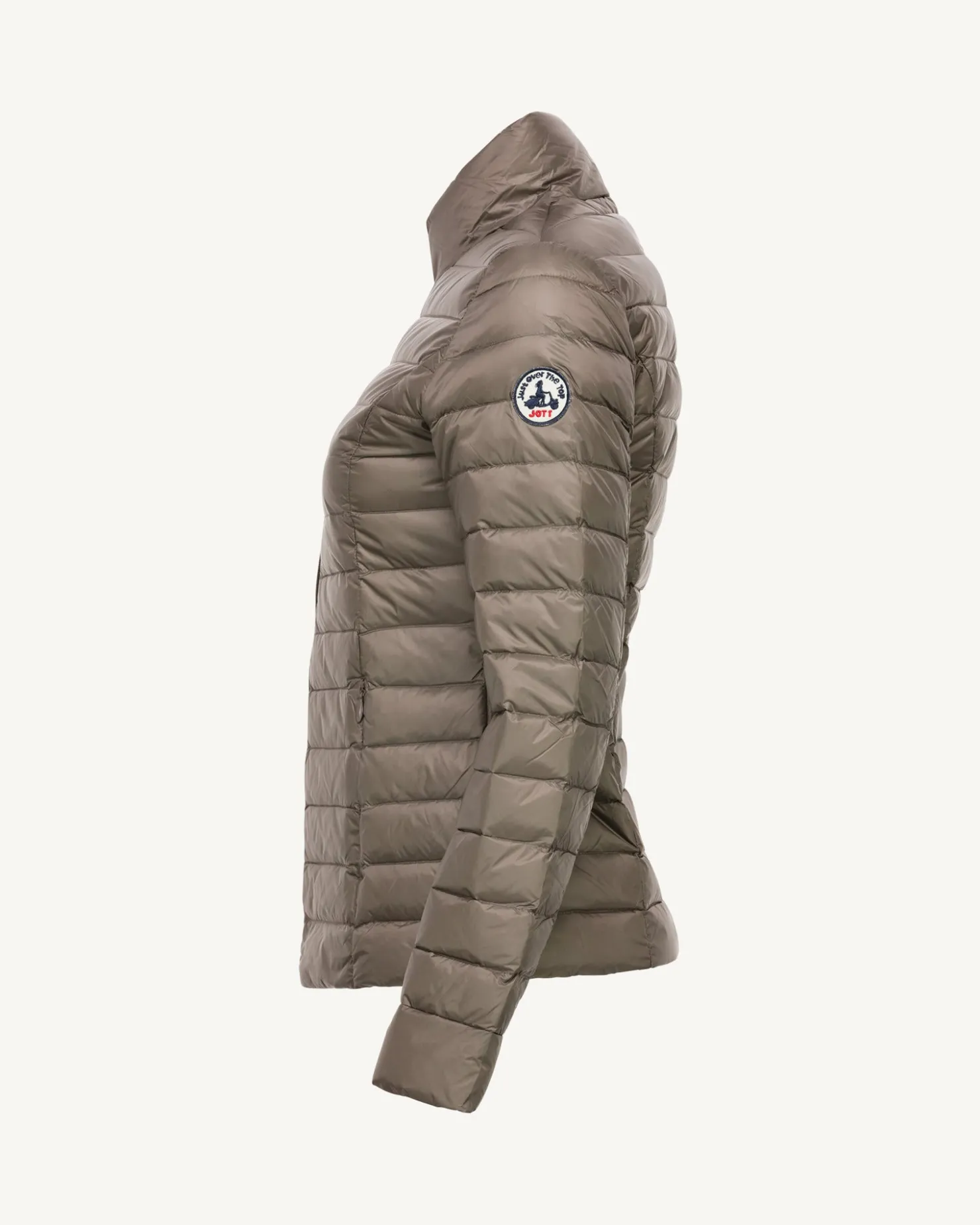 JOTT Taupe Cha Lightweight Padded Jacket 808 Mole Outlet