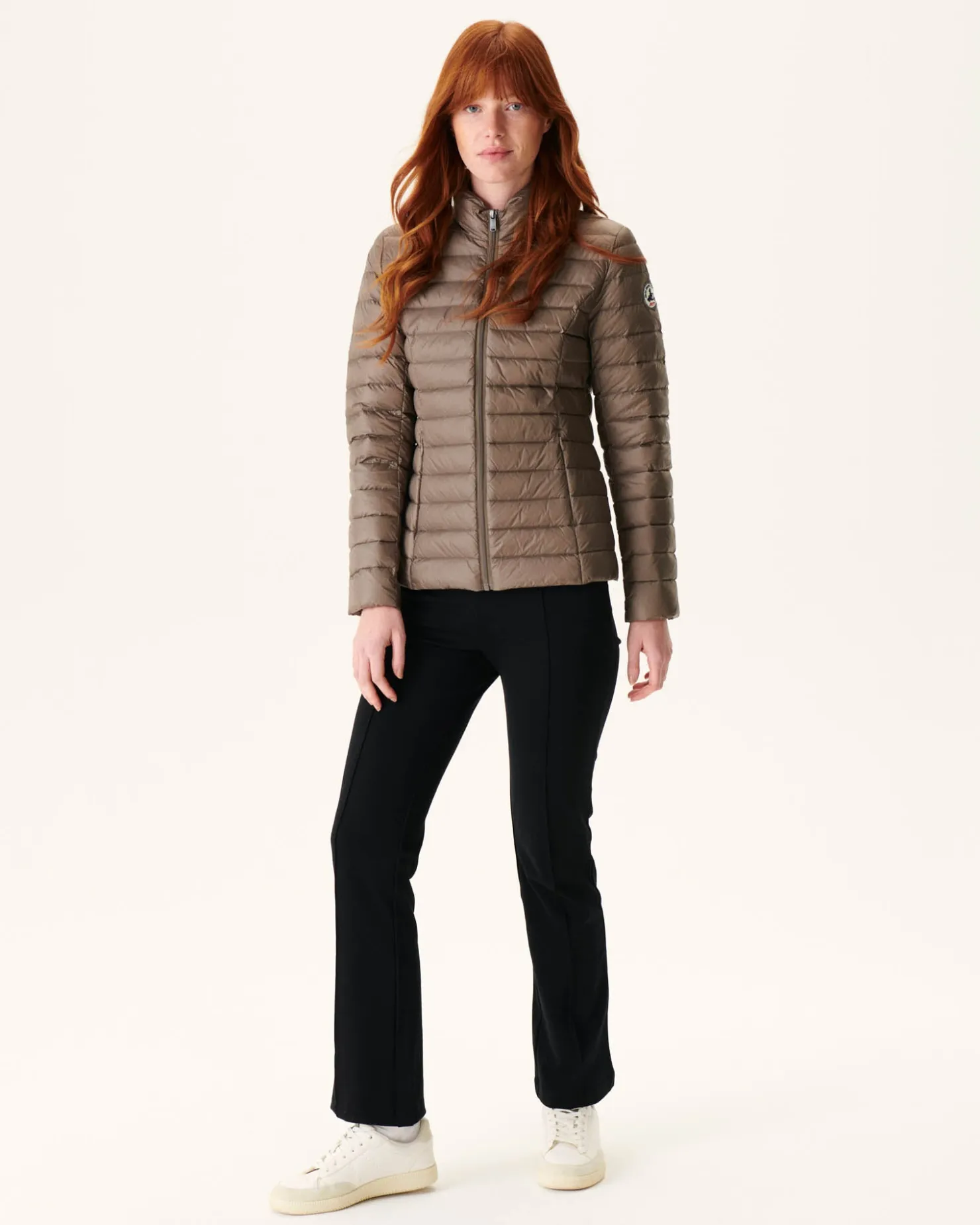JOTT Taupe Cha Lightweight Padded Jacket 808 Mole Outlet