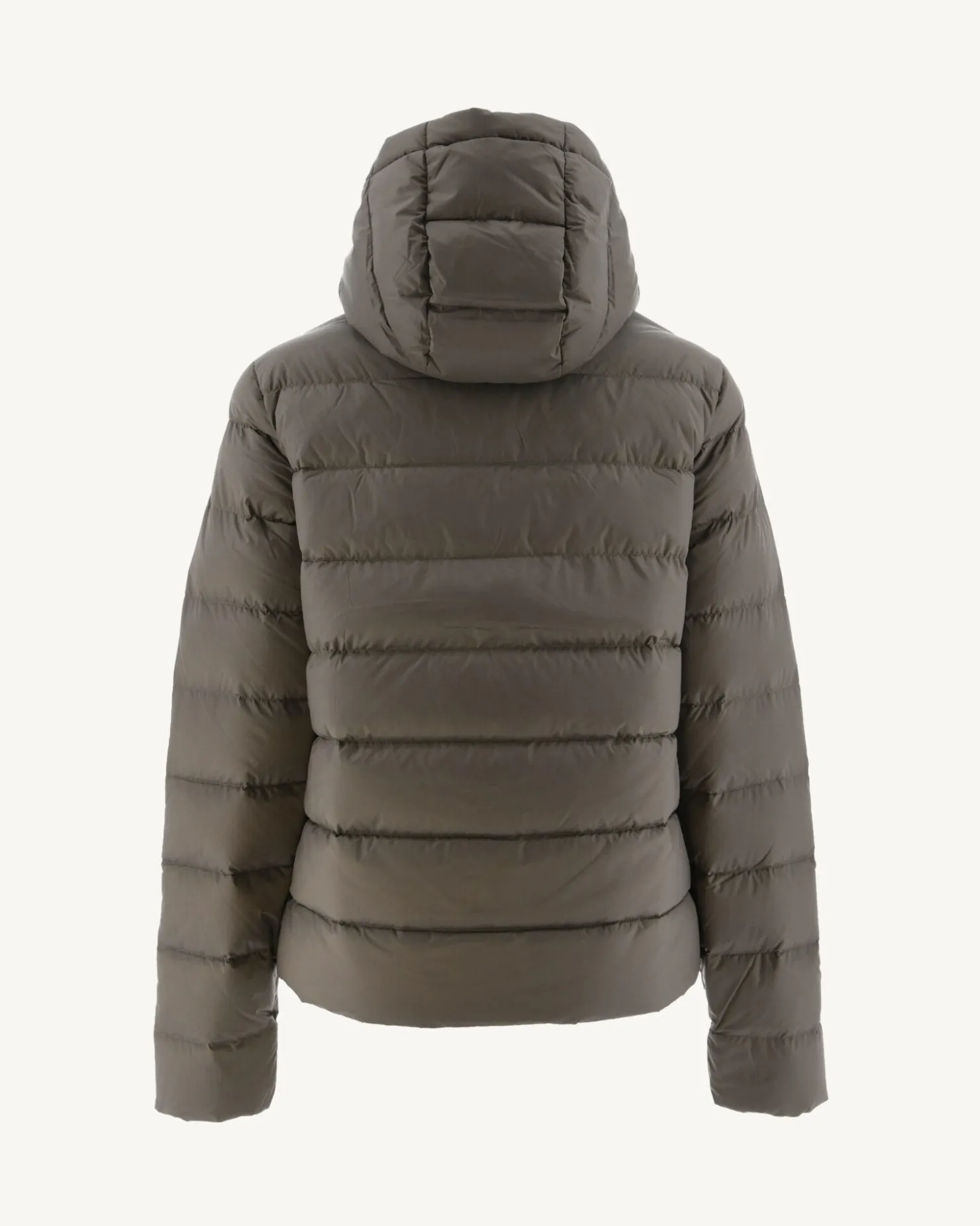 JOTT Taupe Jane Straight Hooded Padded Jacket 808 Mole Best Sale