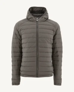 JOTT Taupe Lenny Lightweight Hooded Down Jacket 808 Mole Cheap