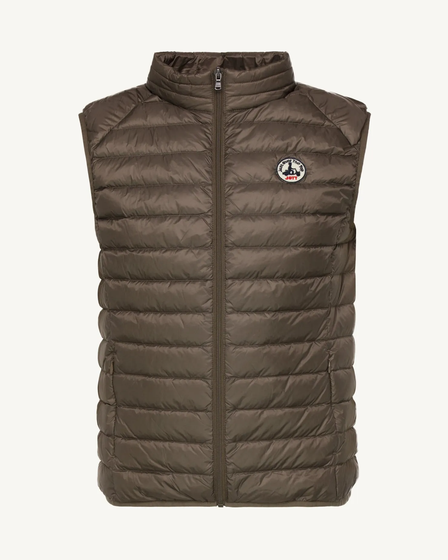 JOTT Taupe Sleeveless Down Jacket Tom 808 Mole Best