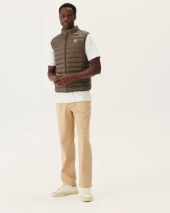 JOTT Taupe Sleeveless Down Jacket Tom 808 Mole Best