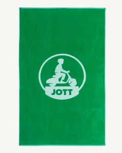 JOTT Terry Beach Towel Vert Beach 243 Poppy Green New