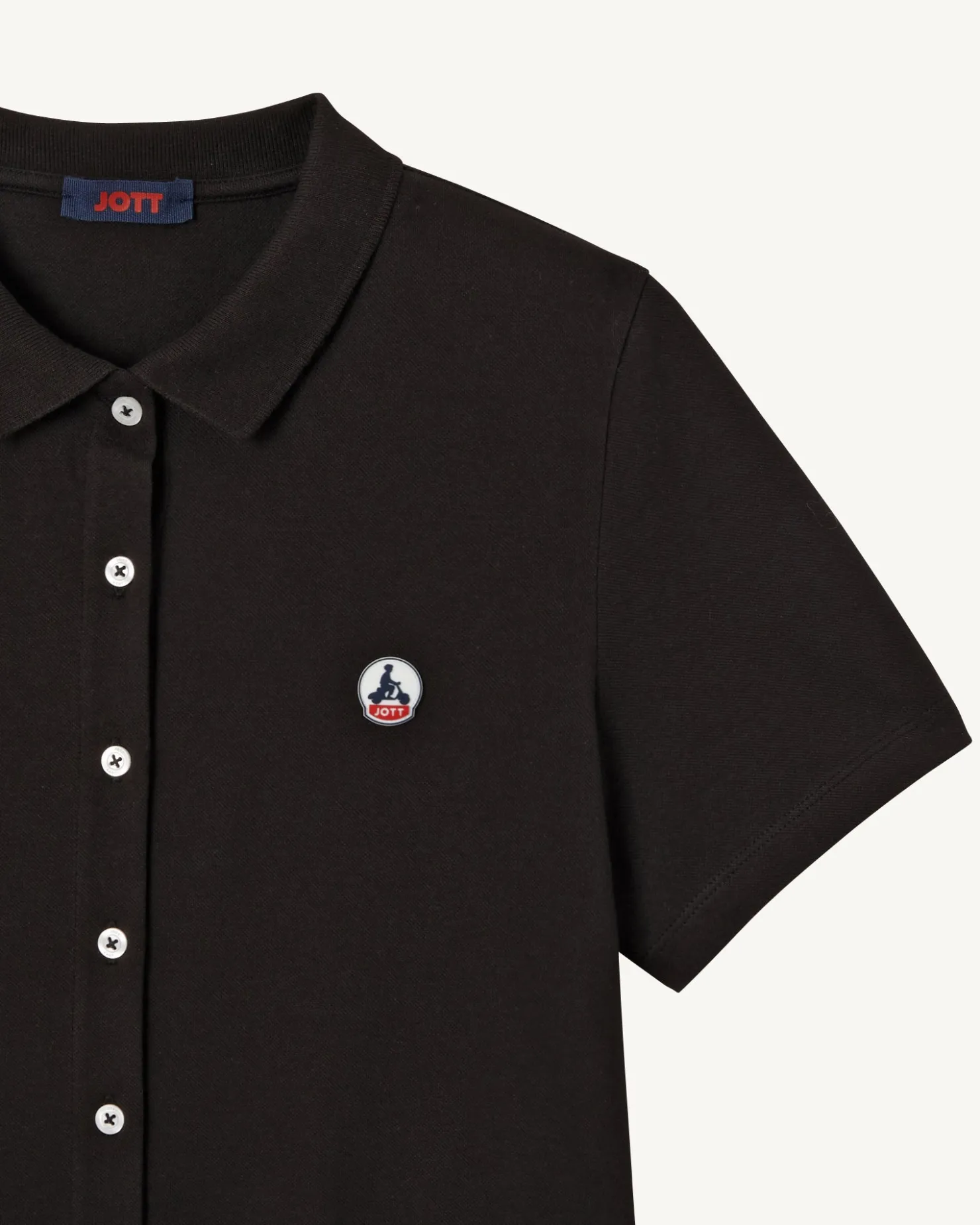 JOTT Valencia Black Polo Dress 999 Black Store