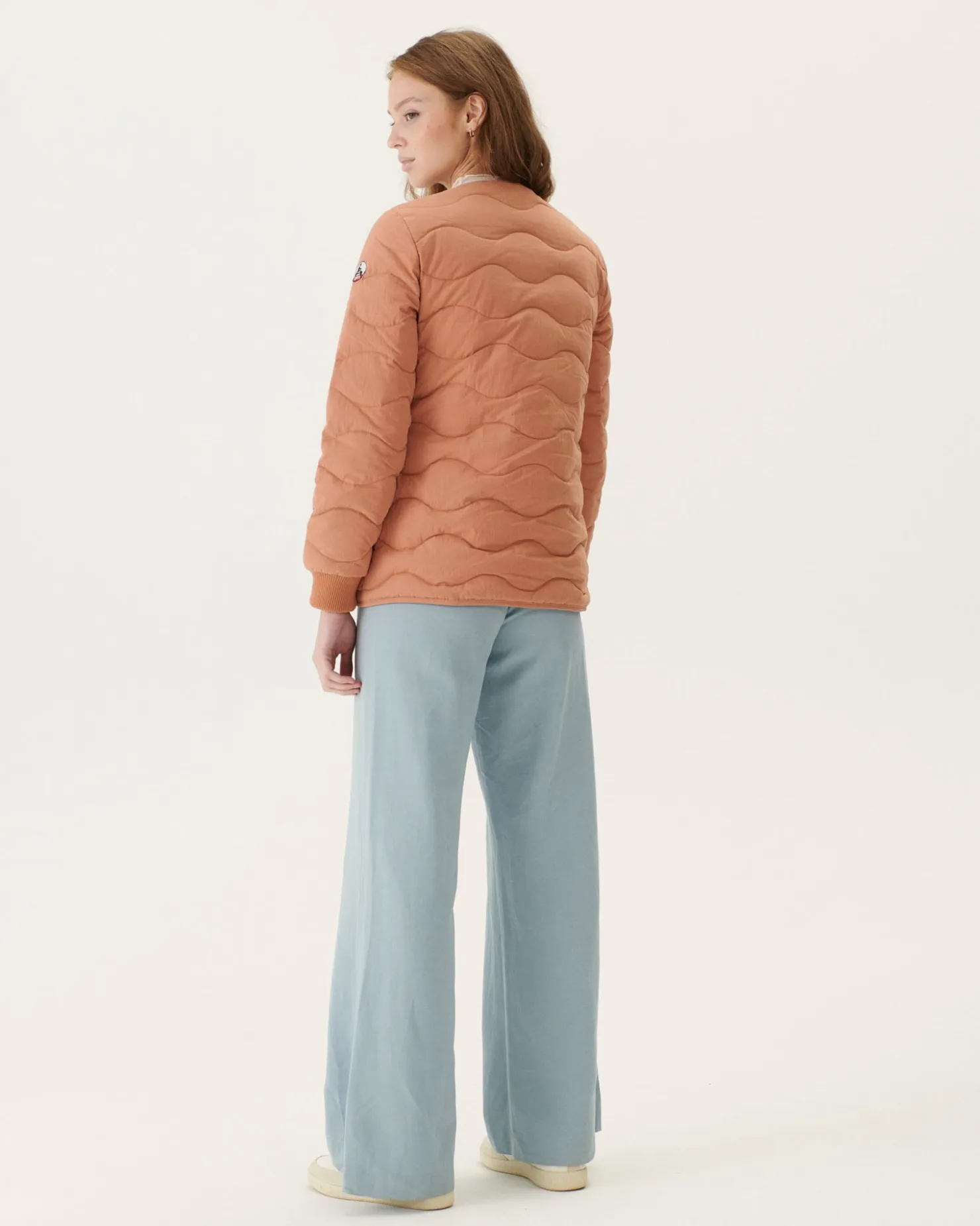 JOTT V-Neck Zipped Jacket Camel Alexia 839 Camel Shop
