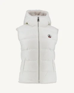 JOTT White Daria Reversible Great Cold Sleeveless Down Jacket 901 White New