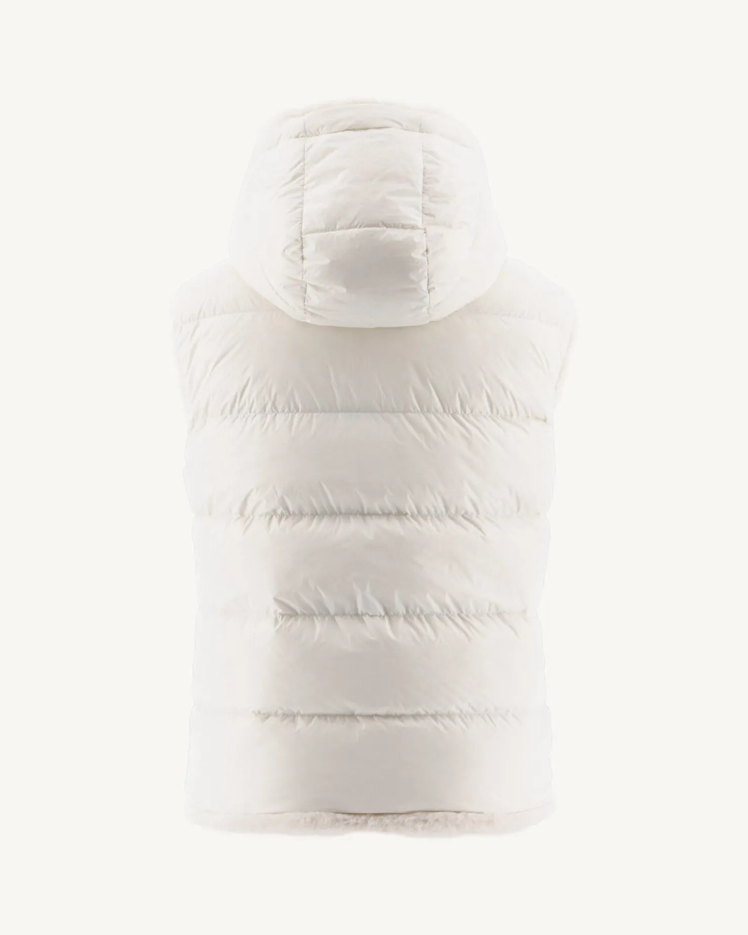JOTT White Daria Reversible Great Cold Sleeveless Down Jacket 901 White New