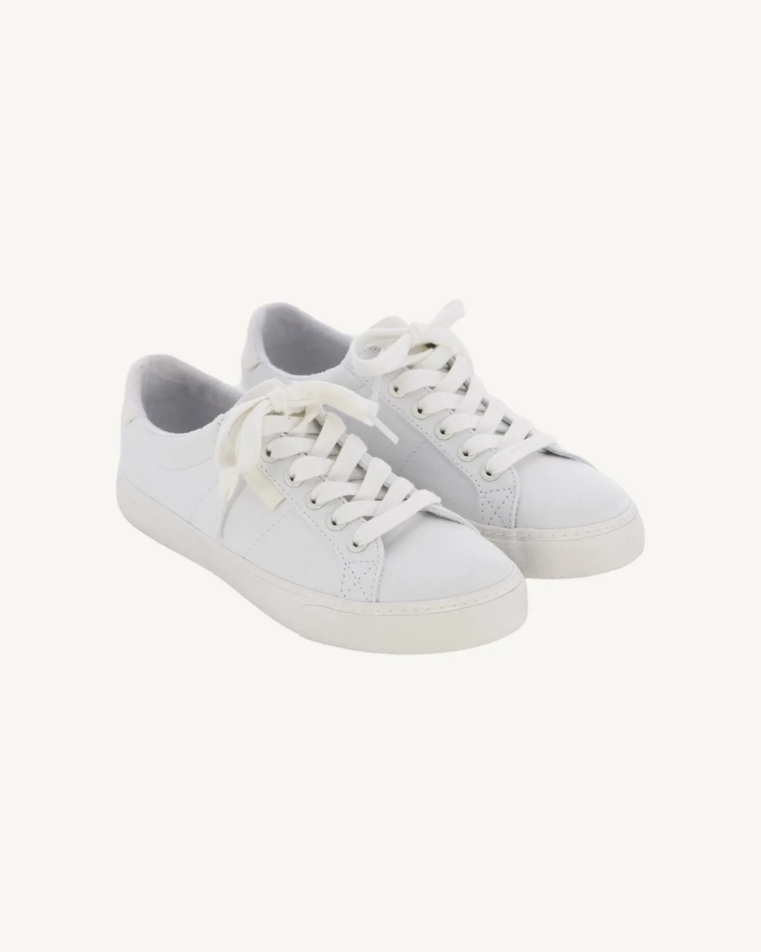 JOTT White Horizon W Canvas Trainers 901 White Online