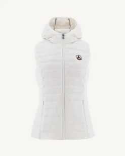 JOTT White Mali Light Sleeveless Padded Jacket 901 White Store