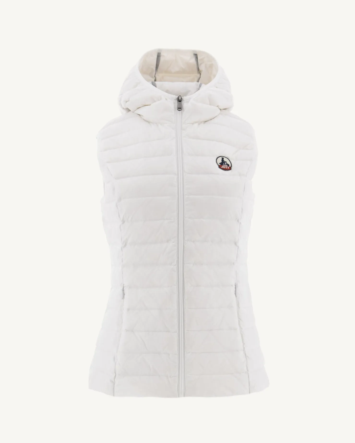 JOTT White Mali Light Sleeveless Padded Jacket 901 White Store