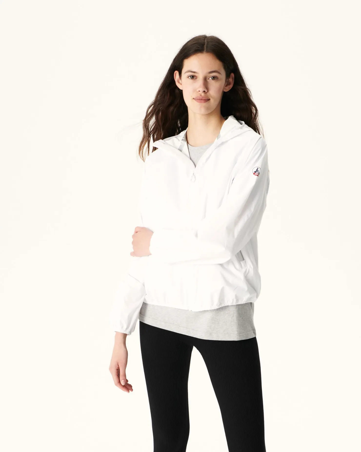 JOTT White Singapore Packable Waterproof Jacket 901 White Hot