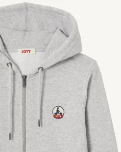JOTT Women'S Hoodie Mottled Gray Oaxaca 514 Heather Gray Hot