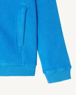 JOTT Zipped Cotton Terry Jacket Azur Child Volta 183 Azure New